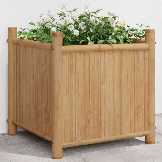 Plantenbak 40x40x40 cm bamboe is nu te koop bij PeponiXL, paradijselijk wonen!