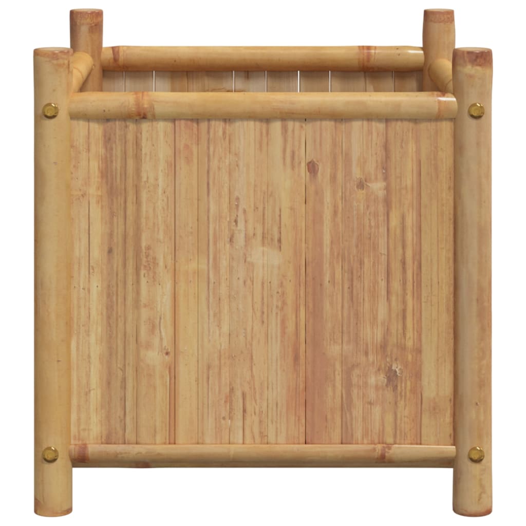 Plantenbak 50x50x50 cm bamboe is nu te koop bij PeponiXL, paradijselijk wonen!