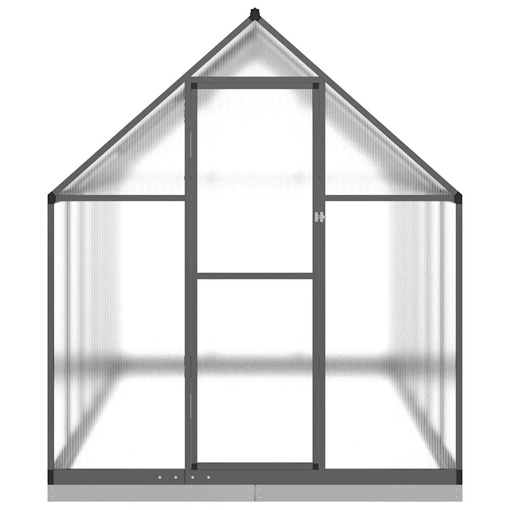 Tuinkas met basisframe 334x169x202 cm aluminium antracietkleur is nu te koop bij PeponiXL, paradijselijk wonen!