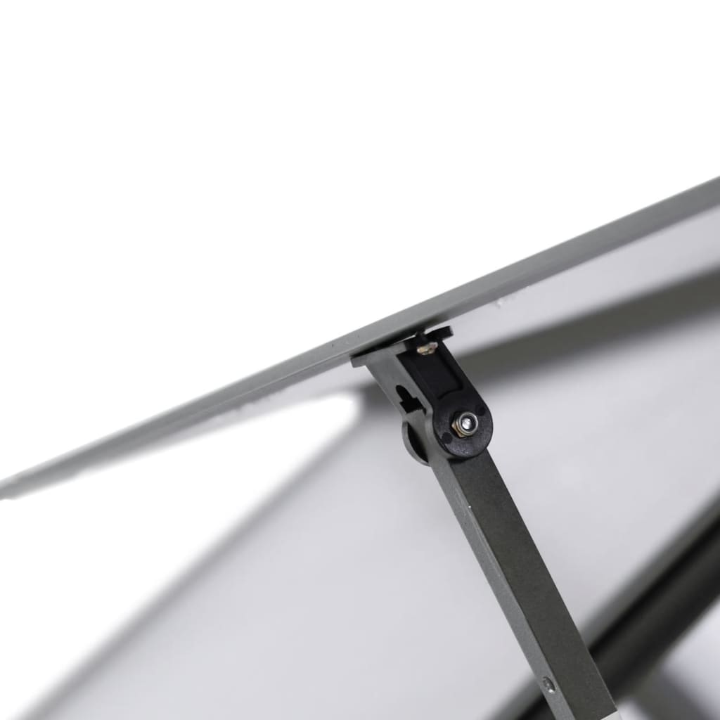 Tuinkas met basisframe 334x169x202 cm aluminium antracietkleur is nu te koop bij PeponiXL, paradijselijk wonen!