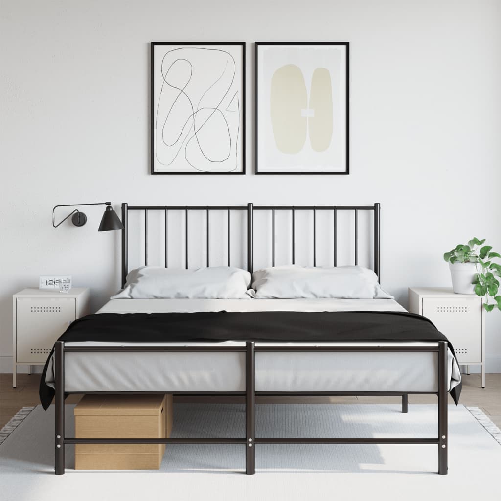 Nachtkastjes 2 st 36x39x50,5 cm staal wit is nu te koop bij PeponiXL, paradijselijk wonen!