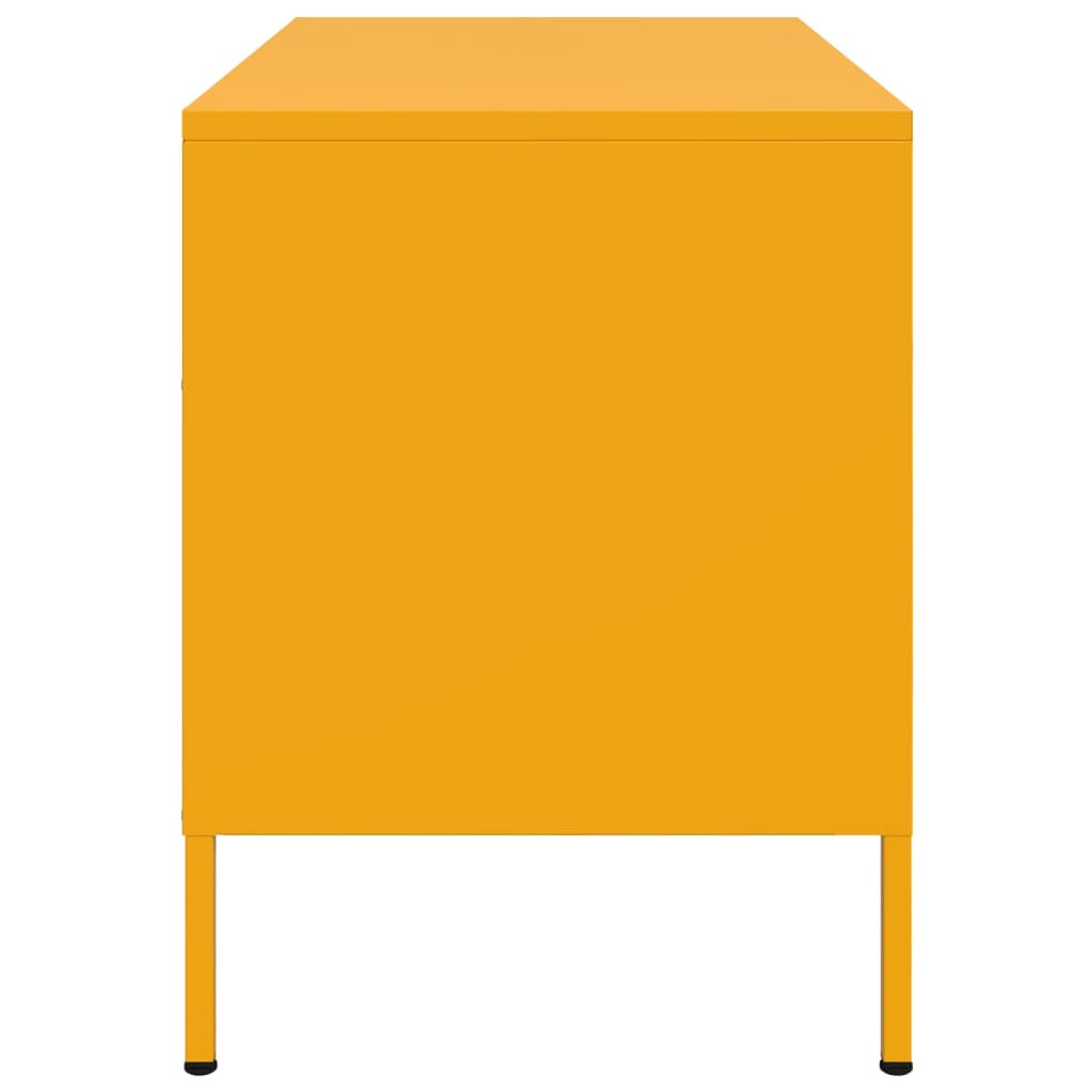 Tv-meubel 68x39x50,5 cm staal mosterdgeel is nu te koop bij PeponiXL, paradijselijk wonen!
