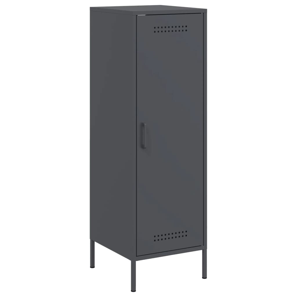 Hoge kast 36x39x113 cm staal antracietkleurig is nu te koop bij PeponiXL, paradijselijk wonen!