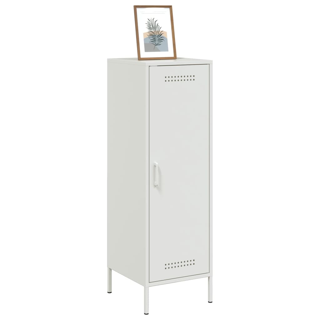 Hoge kast 36x39x113 cm staal wit is nu te koop bij PeponiXL, paradijselijk wonen!