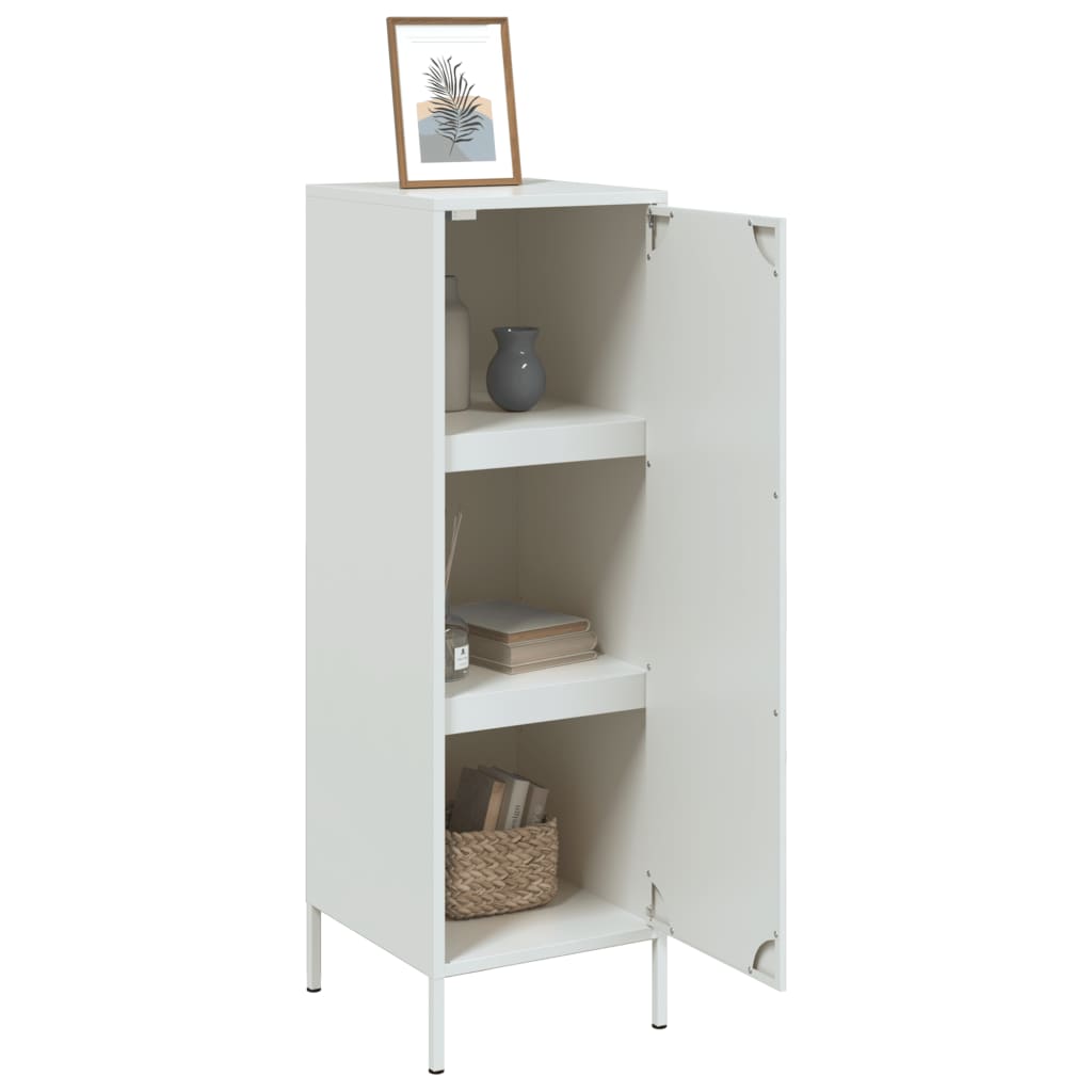 Hoge kast 36x39x113 cm staal wit is nu te koop bij PeponiXL, paradijselijk wonen!