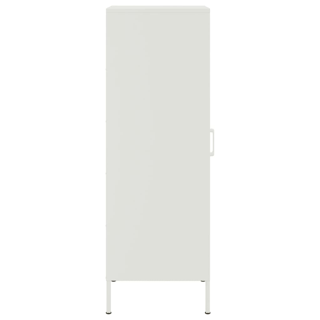 Hoge kast 36x39x113 cm staal wit is nu te koop bij PeponiXL, paradijselijk wonen!