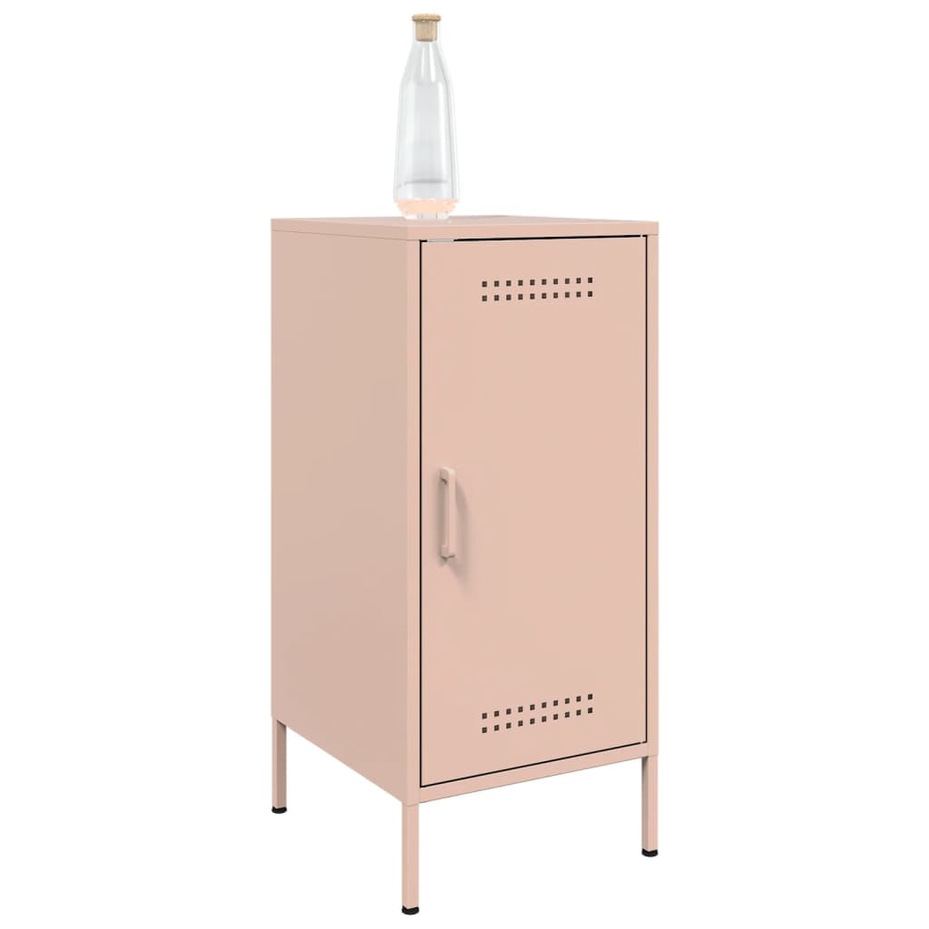 Dressoir 36x39x79 cm staal roze is nu te koop bij PeponiXL, paradijselijk wonen!