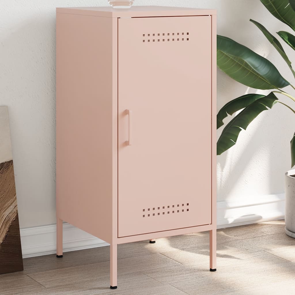 Dressoir 36x39x79 cm staal roze is nu te koop bij PeponiXL, paradijselijk wonen!