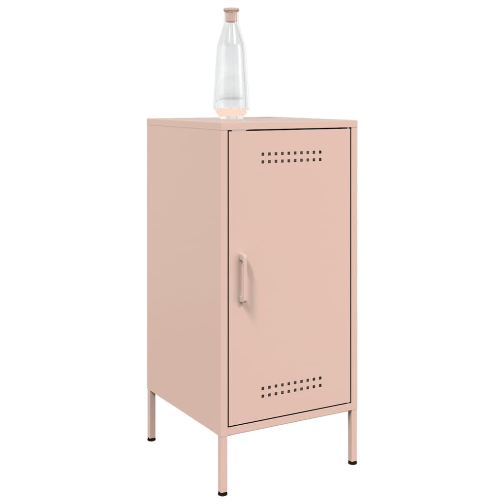 Dressoirs 2 st 36x39x79 cm staal roze is nu te koop bij PeponiXL, paradijselijk wonen!