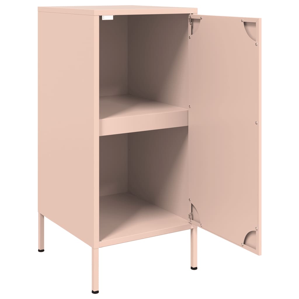 Dressoirs 2 st 36x39x79 cm staal roze is nu te koop bij PeponiXL, paradijselijk wonen!