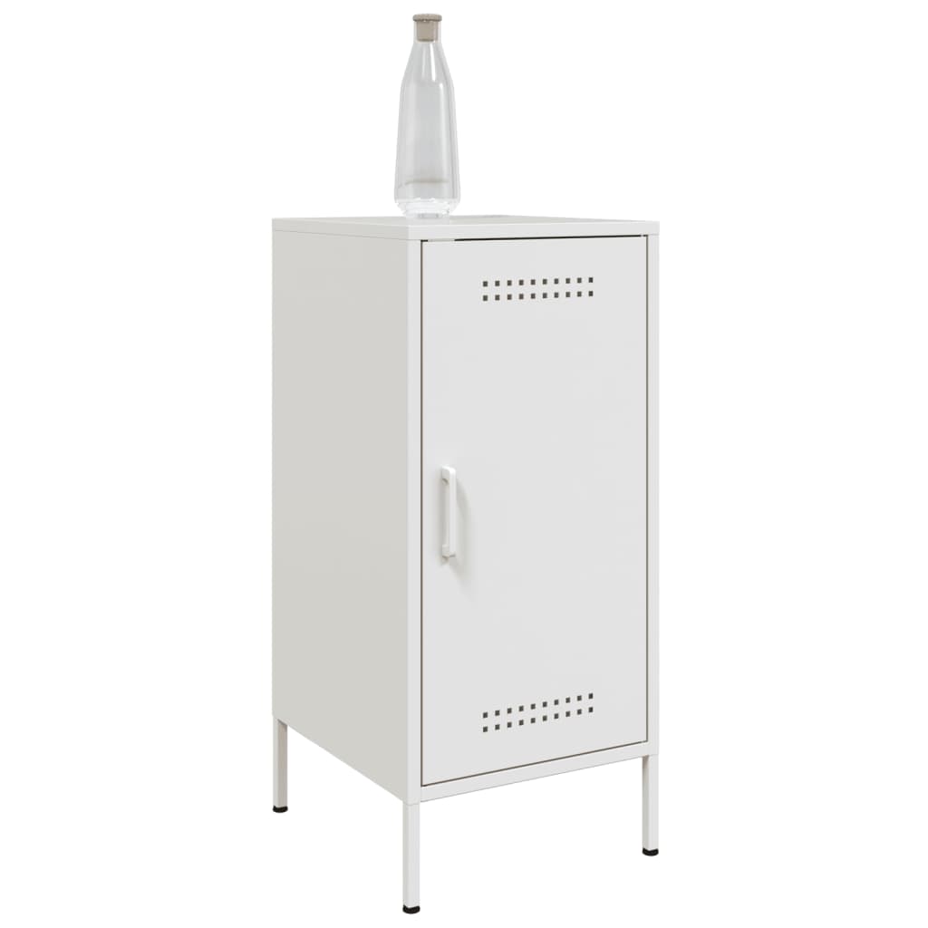 Dressoirs 2 st 36x39x79 cm staal wit is nu te koop bij PeponiXL, paradijselijk wonen!