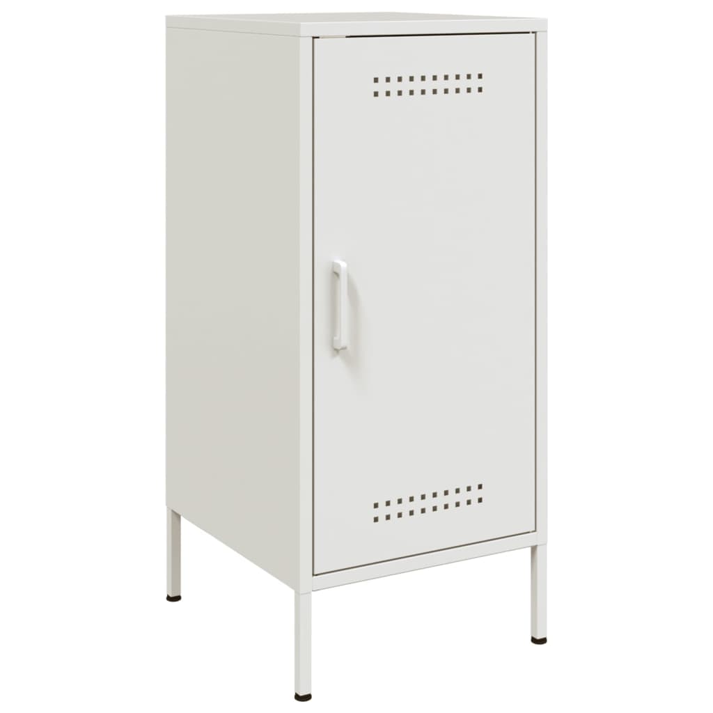 Dressoirs 2 st 36x39x79 cm staal wit is nu te koop bij PeponiXL, paradijselijk wonen!