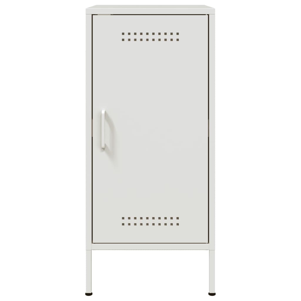 Dressoirs 2 st 36x39x79 cm staal wit is nu te koop bij PeponiXL, paradijselijk wonen!