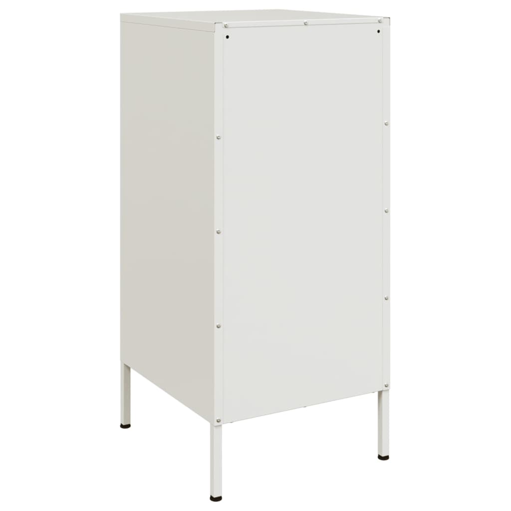 Dressoirs 2 st 36x39x79 cm staal wit is nu te koop bij PeponiXL, paradijselijk wonen!