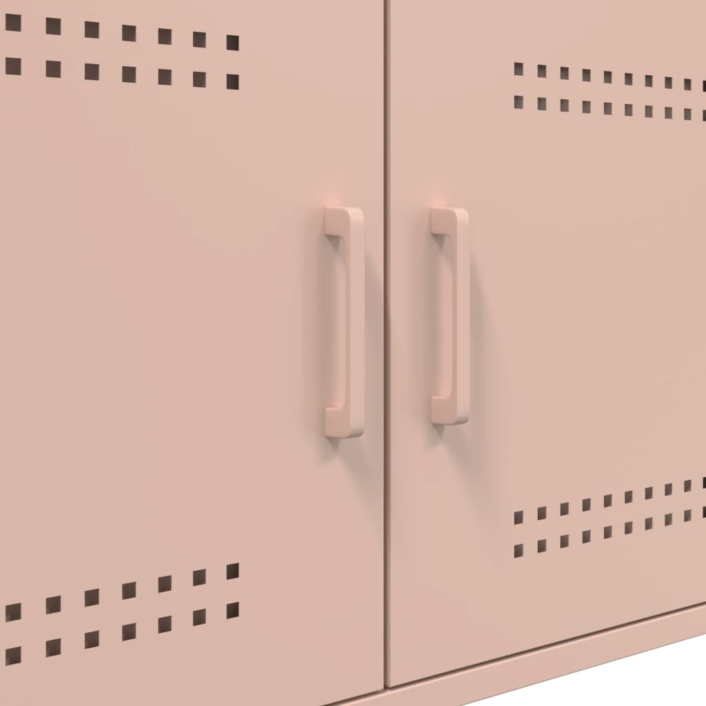 Salontafel 68x50x50,5 cm staal roze is nu te koop bij PeponiXL, paradijselijk wonen!