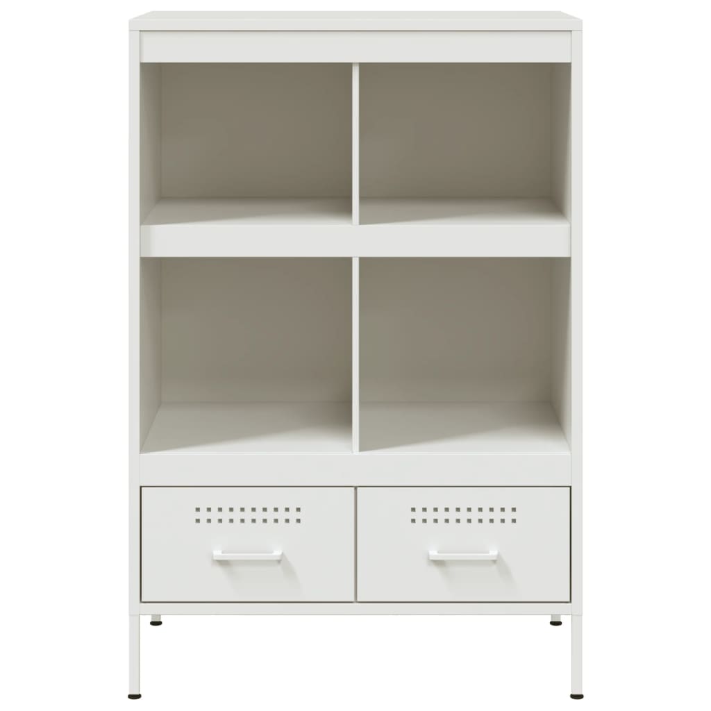 Hoge kast 68x39x101,5 cm staal wit is nu te koop bij PeponiXL, paradijselijk wonen!