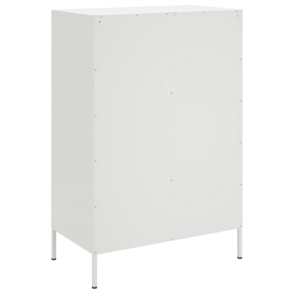 Hoge kast 68x39x101,5 cm staal wit is nu te koop bij PeponiXL, paradijselijk wonen!