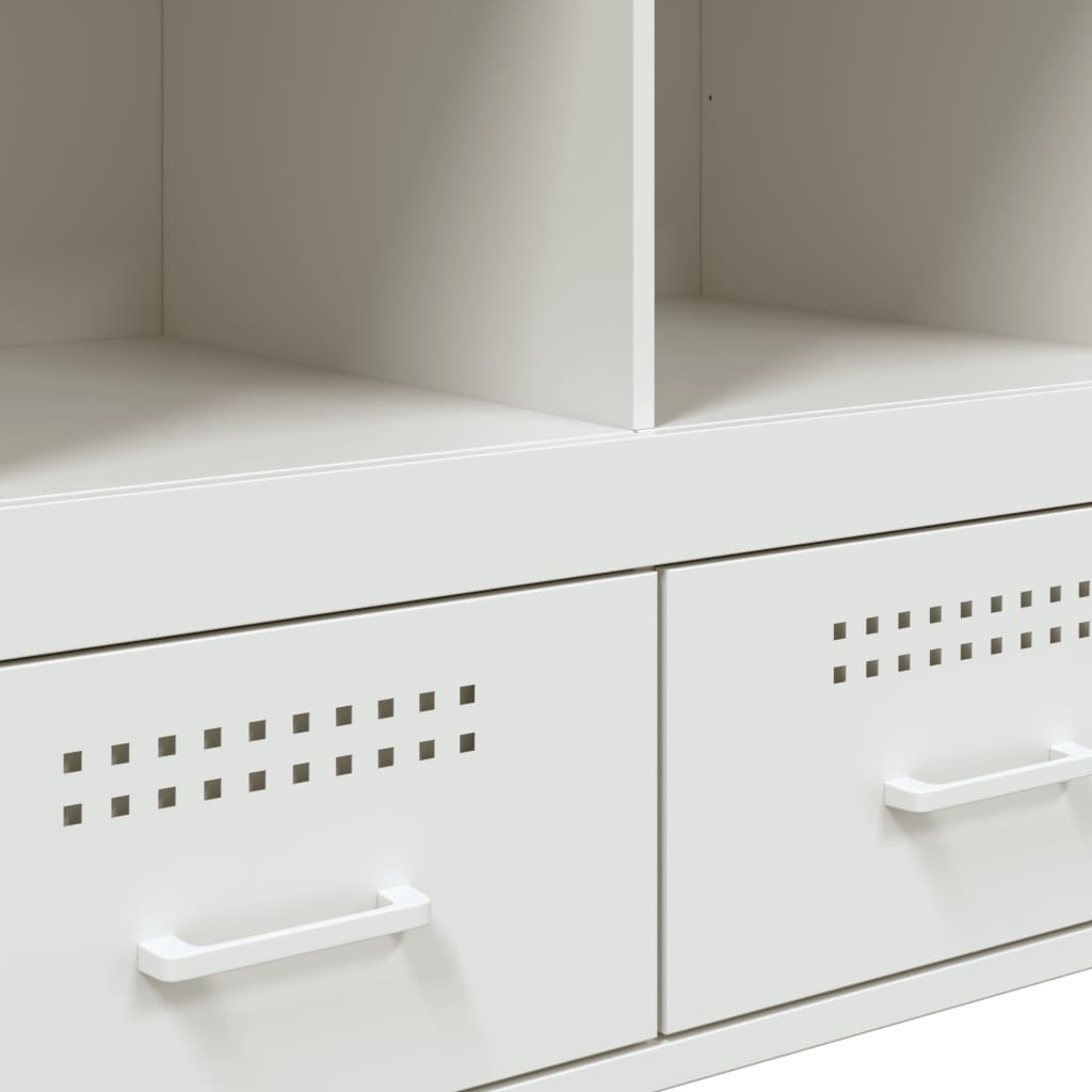 Hoge kast 68x39x101,5 cm staal wit is nu te koop bij PeponiXL, paradijselijk wonen!