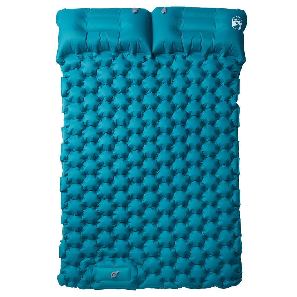 Kampeermatras met kussens zelfopblazend 2-persoons blauw is nu te koop bij PeponiXL, paradijselijk wonen!