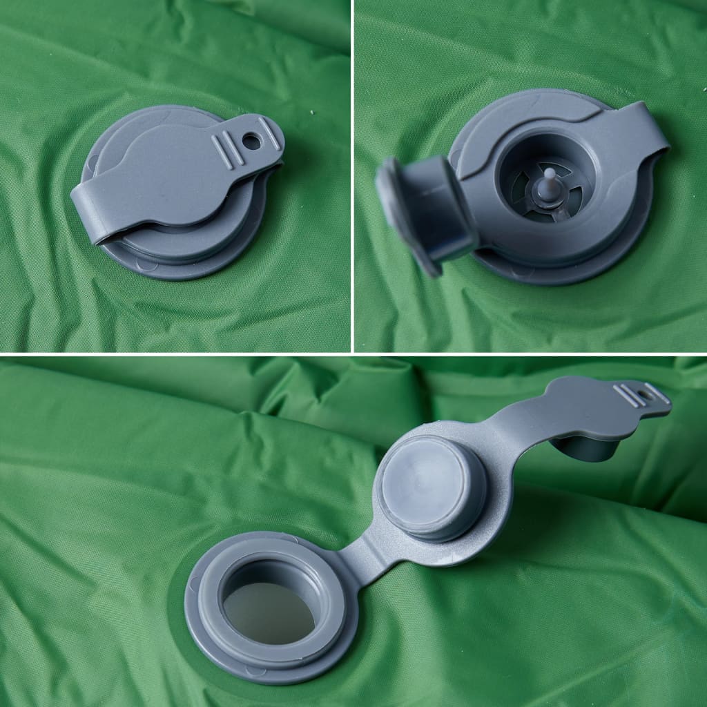 Kampeermatras met kussen zelfopblazend 1-persoons groen is nu te koop bij PeponiXL, paradijselijk wonen!