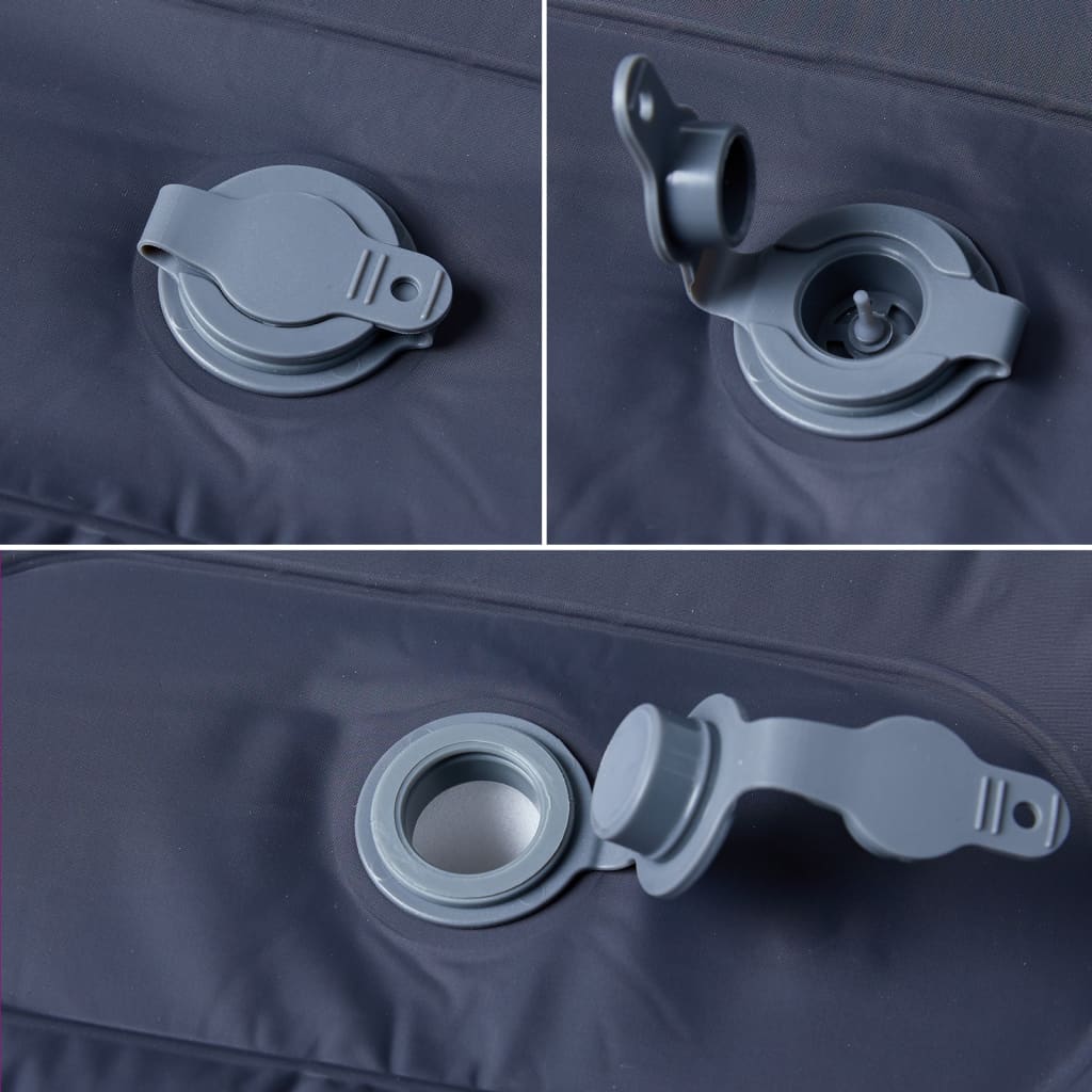 Kampeermatras met kussen zelfopblazend 1-persoons grijs is nu te koop bij PeponiXL, paradijselijk wonen!