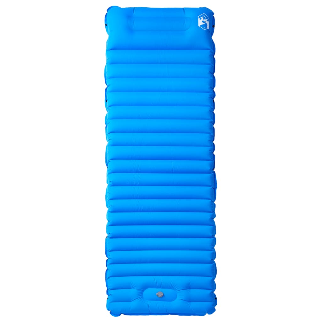 Kampeermatras met kussen zelfopblazend 1-persoons blauw is nu te koop bij PeponiXL, paradijselijk wonen!