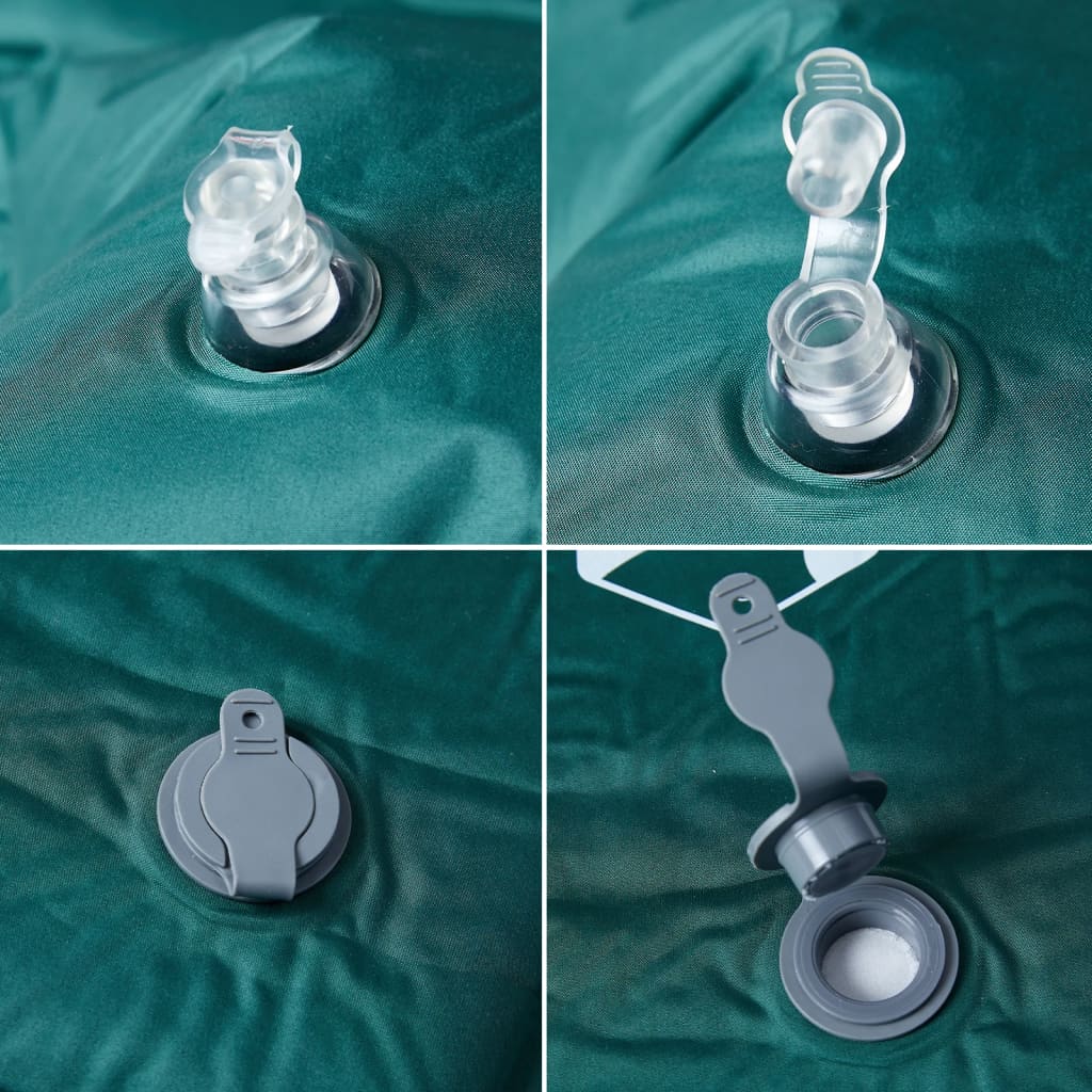 Kampeermatras met kussen zelfopblazend 1-persoons groen is nu te koop bij PeponiXL, paradijselijk wonen!