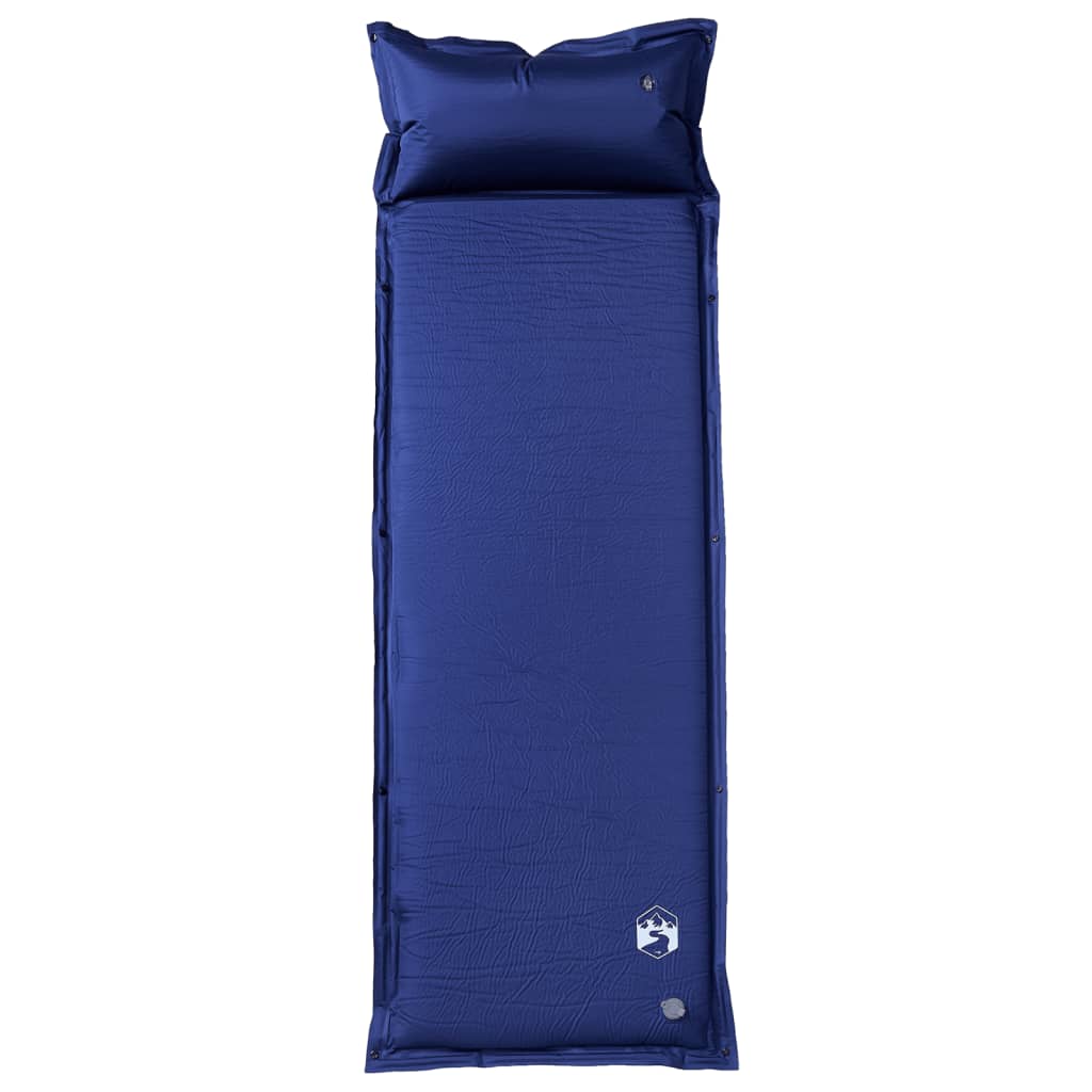 Kampeermatras met kussen zelfopblazend 1-persoons marineblauw is nu te koop bij PeponiXL, paradijselijk wonen!