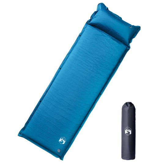 Kampeermatras met kussen zelfopblazend 1-persoons turquoise is nu te koop bij PeponiXL, paradijselijk wonen!