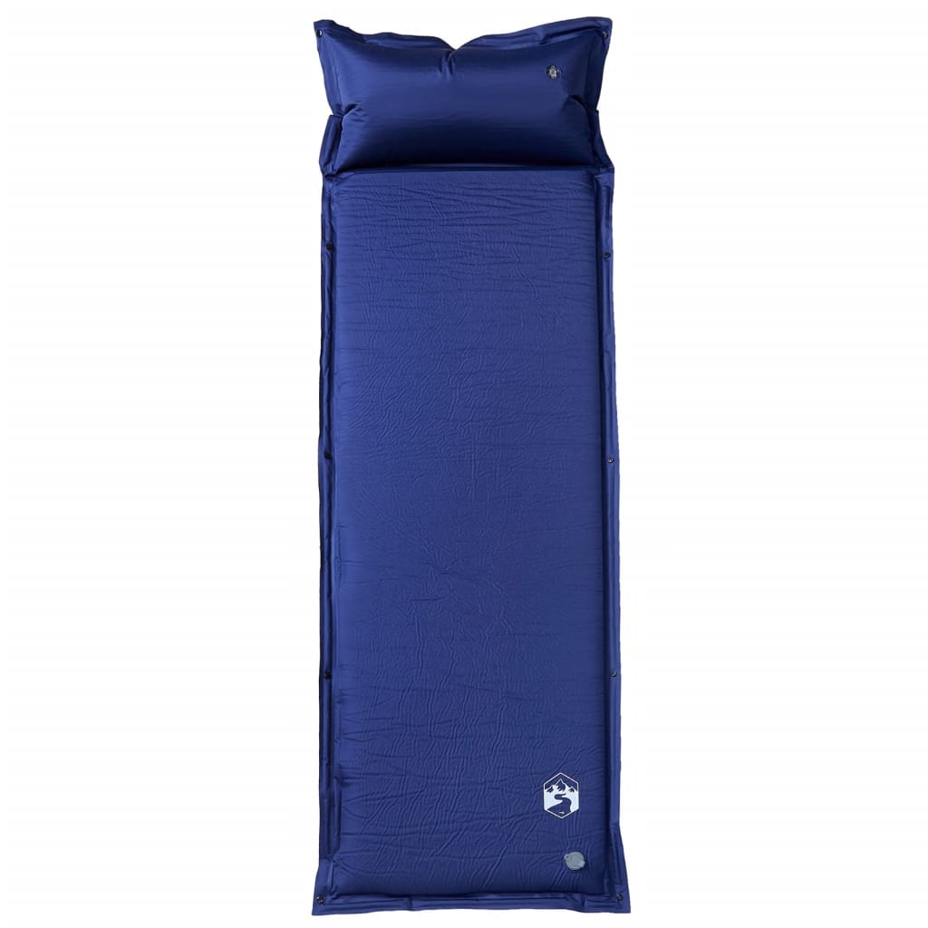 Kampeermatras met kussen zelfopblazend 1-persoons marineblauw is nu te koop bij PeponiXL, paradijselijk wonen!