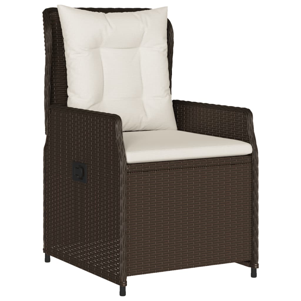 3-delige Tuinset met kussens poly rattan bruin is nu te koop bij PeponiXL, paradijselijk wonen!