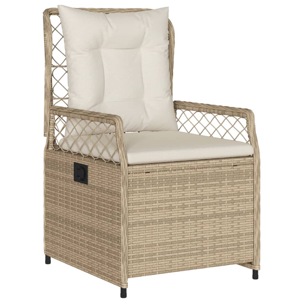7-delige Tuinset met kussens poly rattan beige is nu te koop bij PeponiXL, paradijselijk wonen!