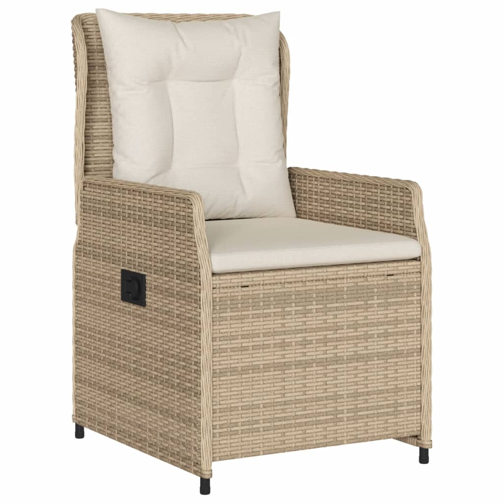 5-delige Tuinset met kussens poly rattan beige is nu te koop bij PeponiXL, paradijselijk wonen!