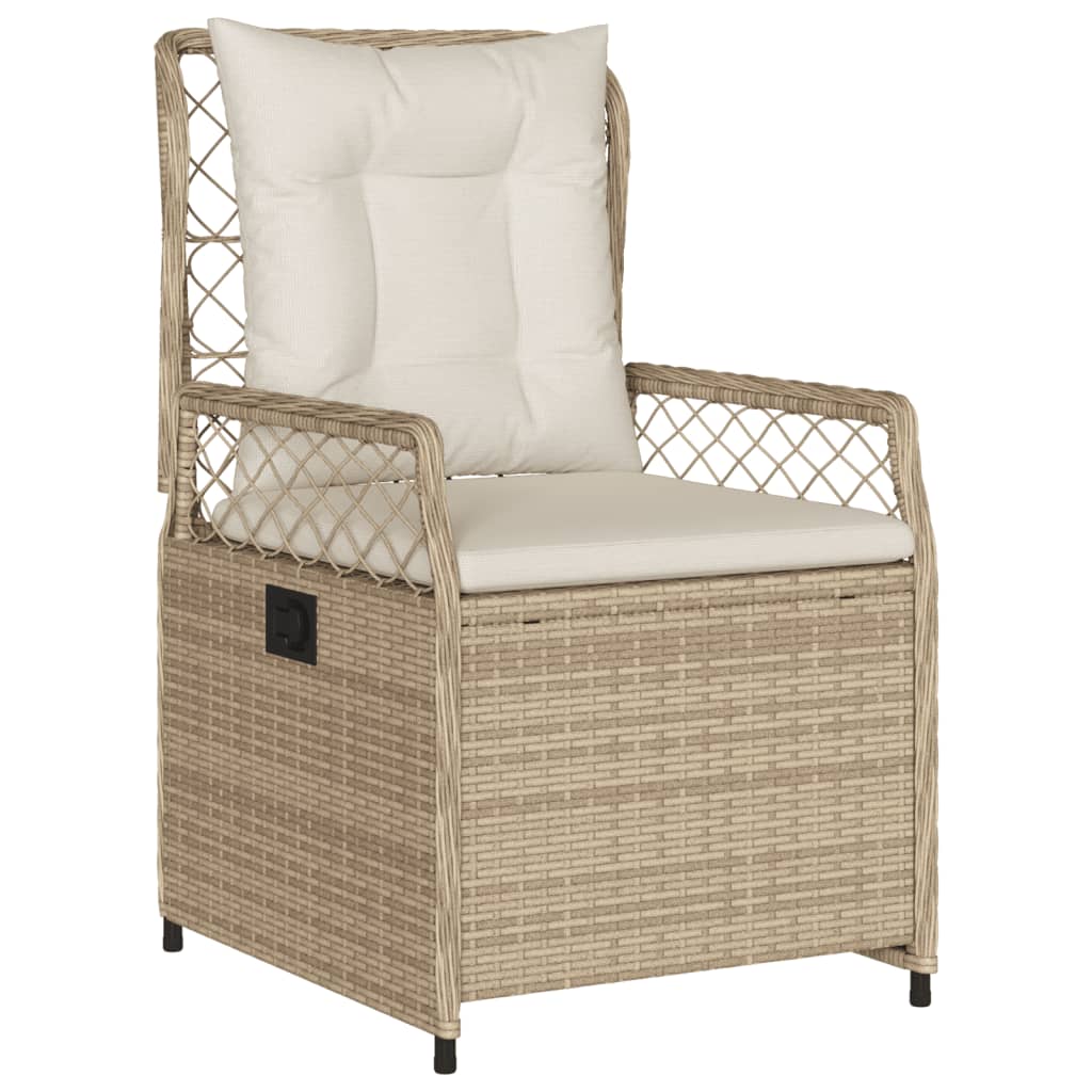 5-delige Tuinset met kussens poly rattan beige is nu te koop bij PeponiXL, paradijselijk wonen!