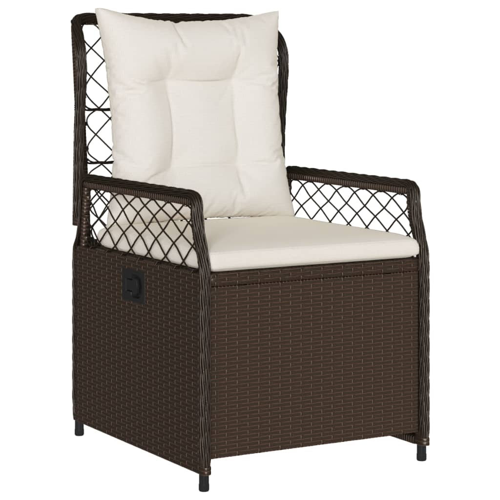 5-delige Tuinset met kussens poly rattan bruin is nu te koop bij PeponiXL, paradijselijk wonen!