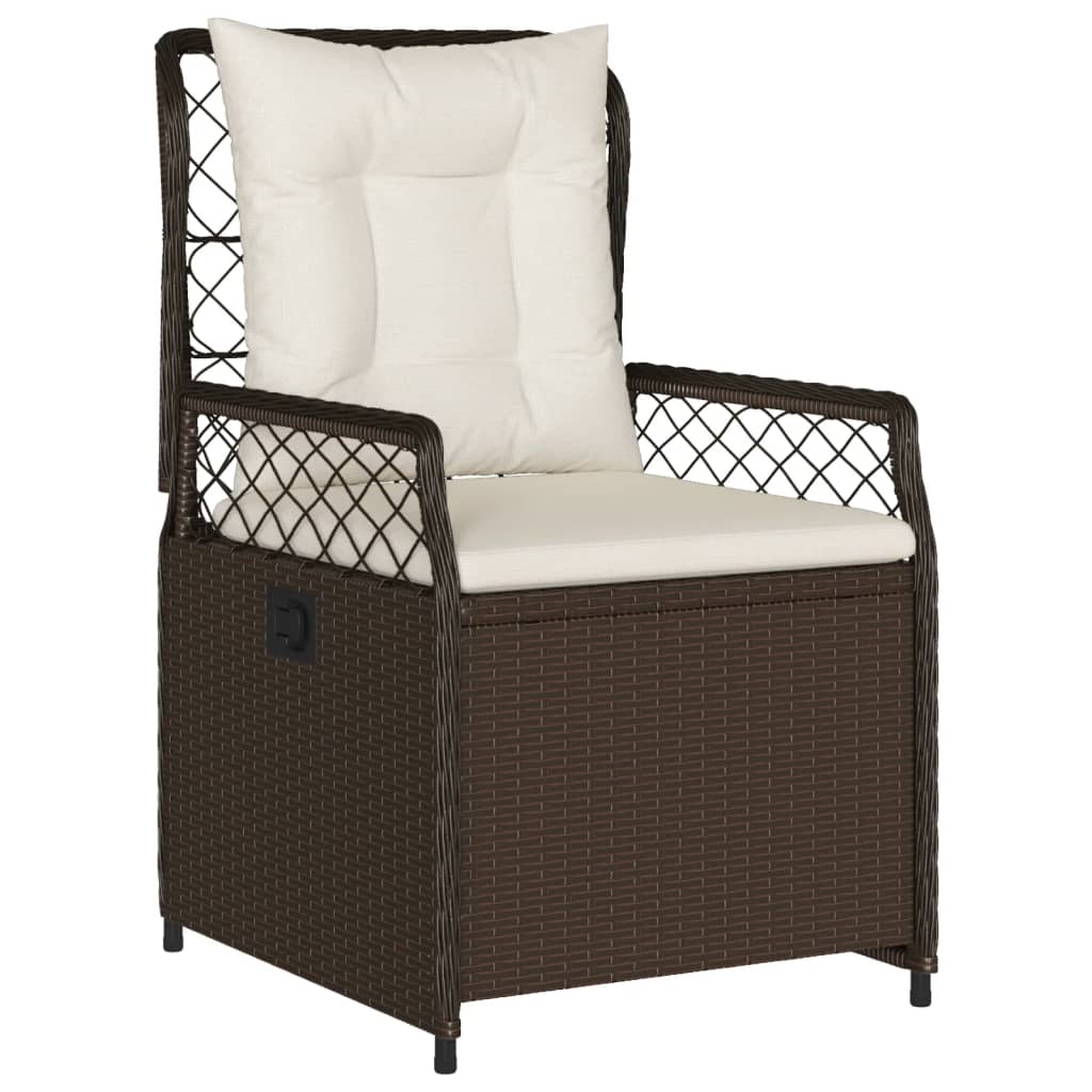 7-delige Tuinset met kussens poly rattan bruin is nu te koop bij PeponiXL, paradijselijk wonen!