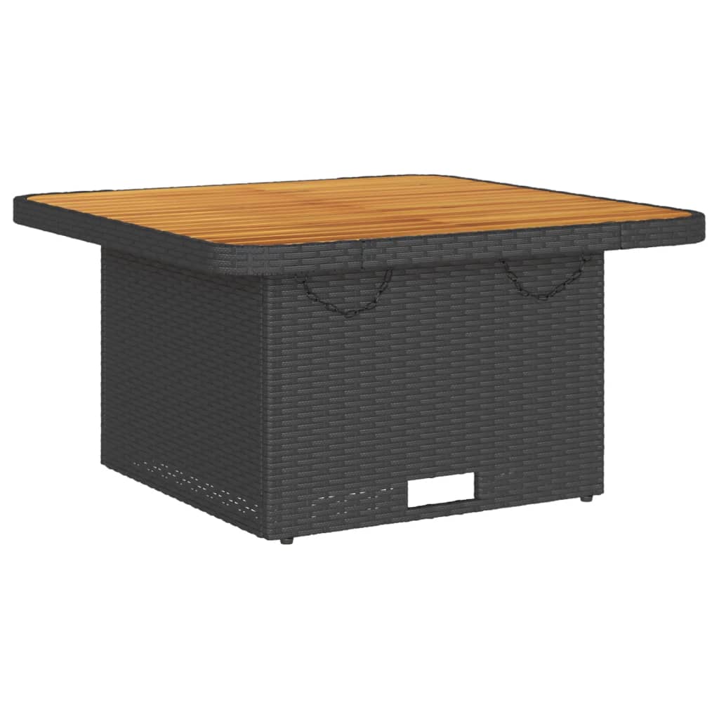 3-delige Loungeset met kussens poly rattan zwart is nu te koop bij PeponiXL, paradijselijk wonen!