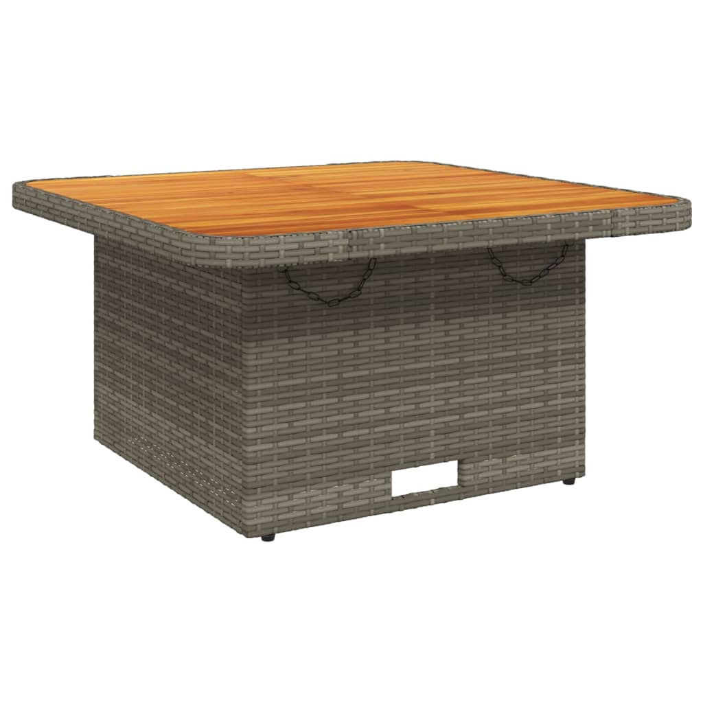 4-delige Loungeset met kussens poly rattan grijs is nu te koop bij PeponiXL, paradijselijk wonen!
