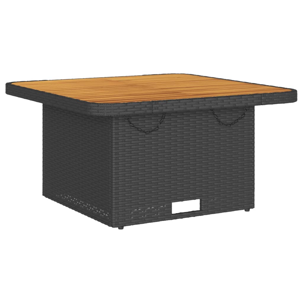 5-delige Loungeset met kussens poly rattan zwart is nu te koop bij PeponiXL, paradijselijk wonen!