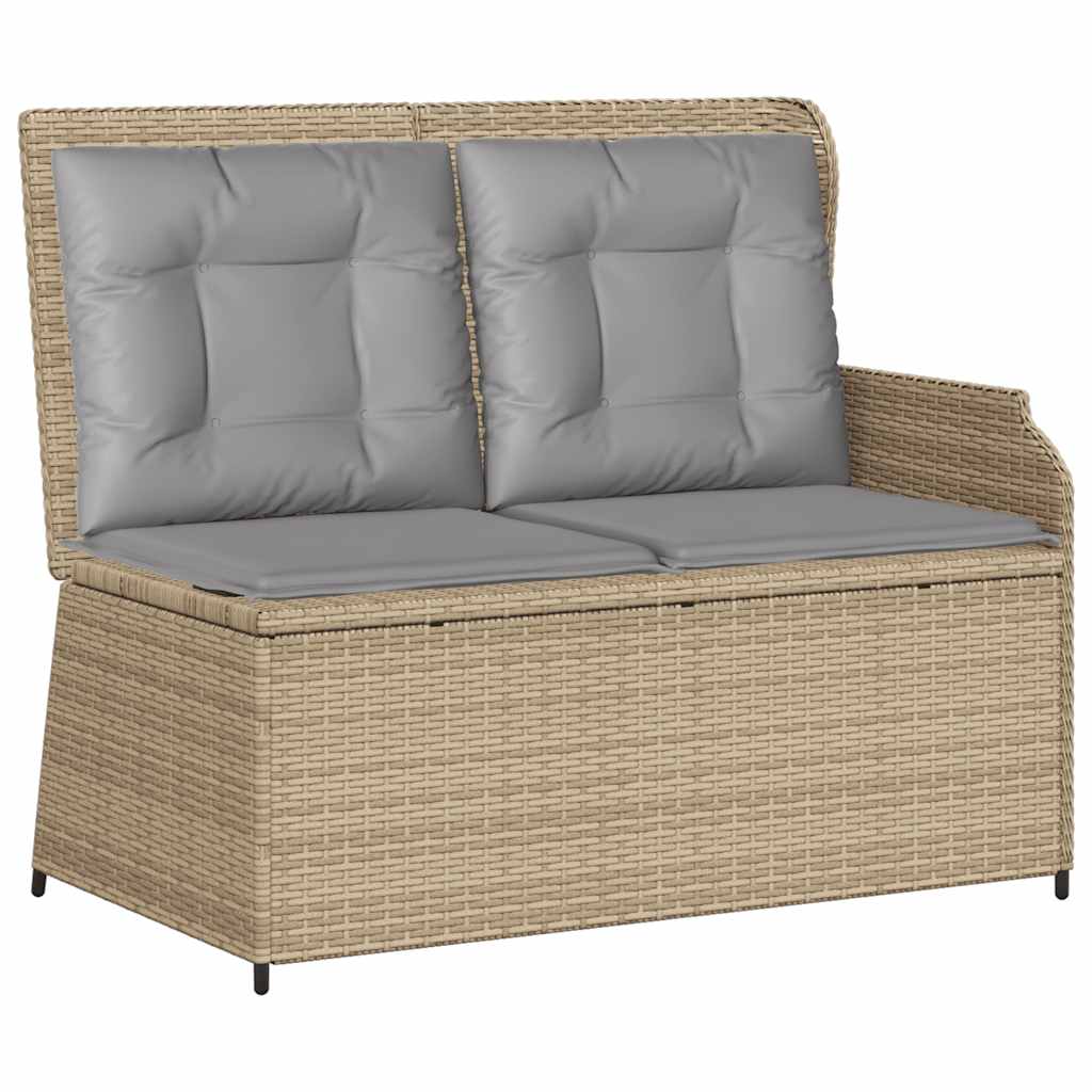 3-delige Loungeset met kussens poly rattan beige is nu te koop bij PeponiXL, paradijselijk wonen!