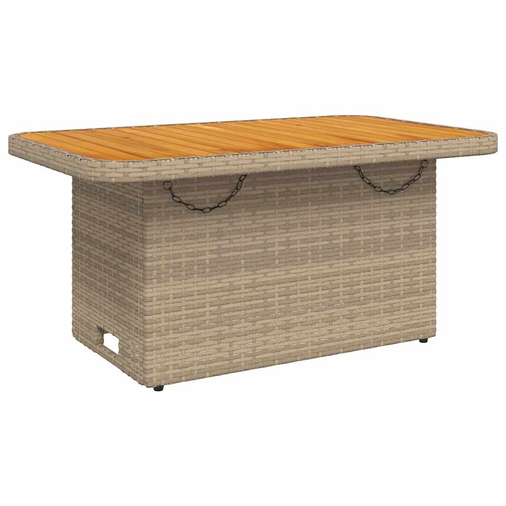 3-delige Loungeset met kussens poly rattan beige is nu te koop bij PeponiXL, paradijselijk wonen!