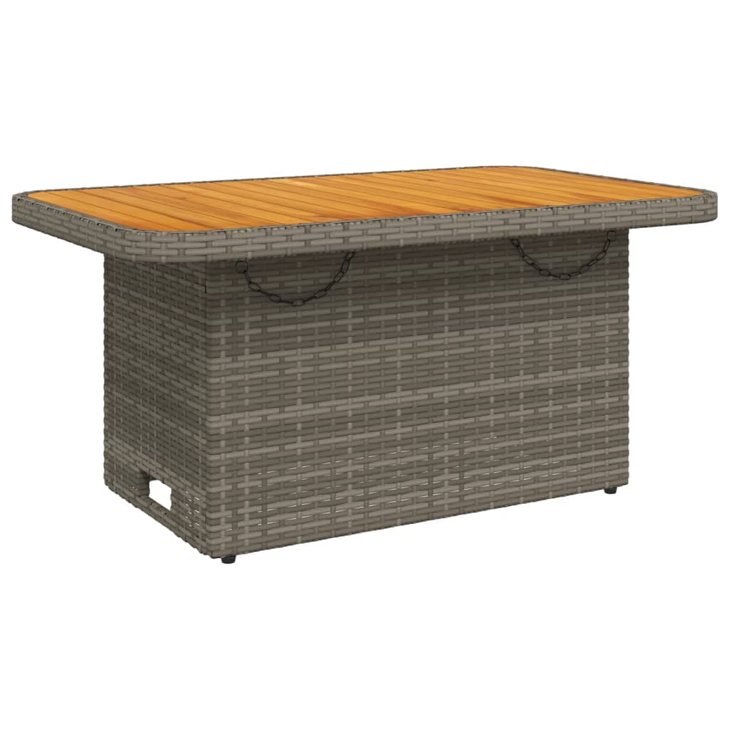 5-delige Loungeset met kussens poly rattan grijs is nu te koop bij PeponiXL, paradijselijk wonen!