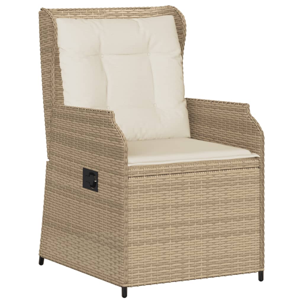 6-delige Loungeset met kussens poly rattan beige is nu te koop bij PeponiXL, paradijselijk wonen!