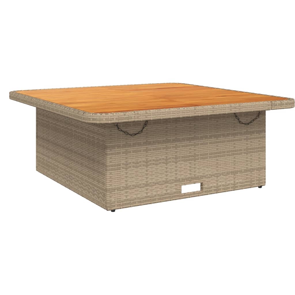 5-delige Loungeset met kussens poly rattan beige is nu te koop bij PeponiXL, paradijselijk wonen!