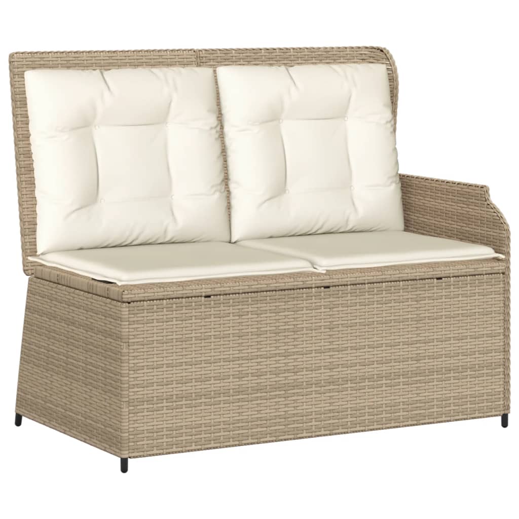 5-delige Loungeset met kussens poly rattan beige is nu te koop bij PeponiXL, paradijselijk wonen!