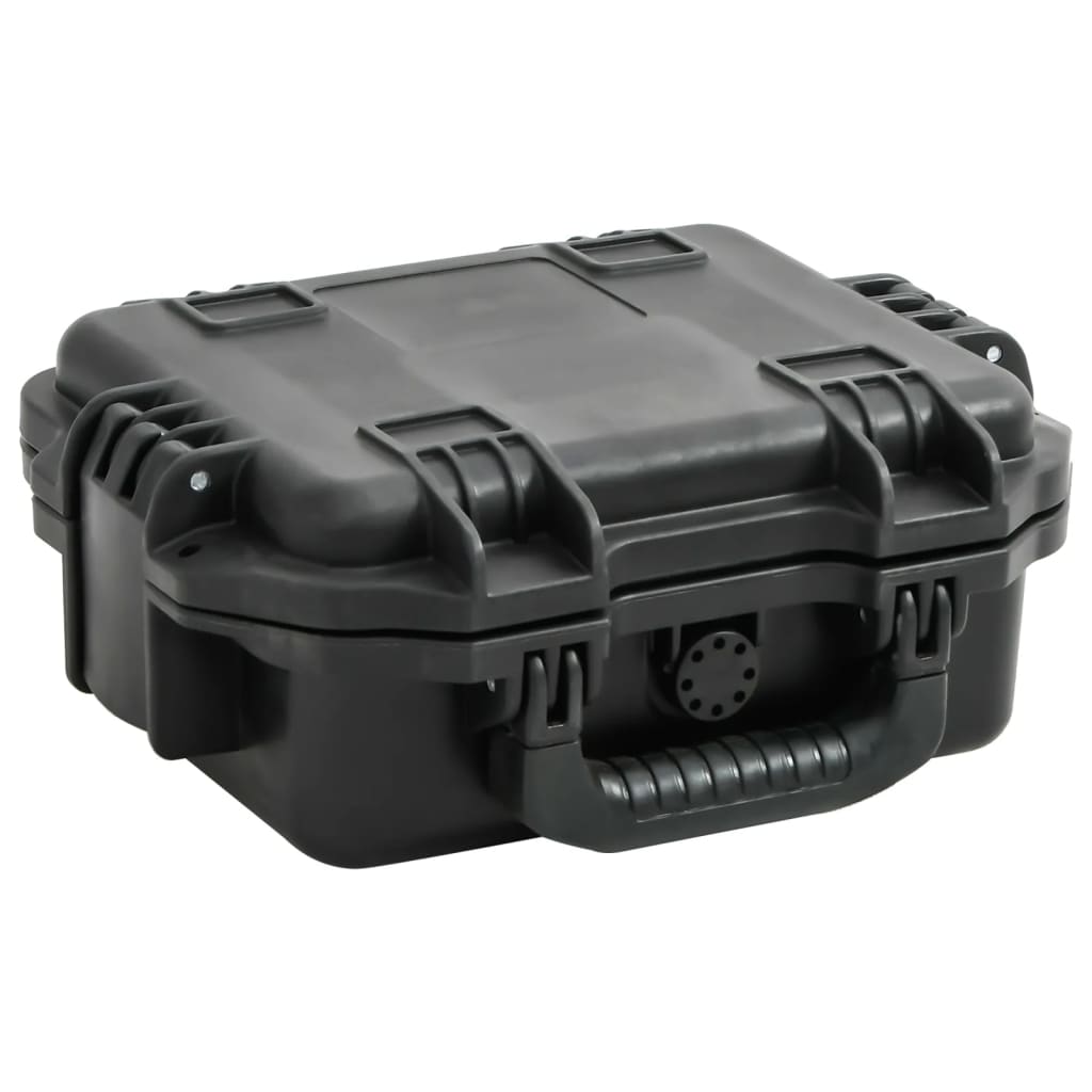 Flightcase draagbaar 30x24,5x12,5 cm PP zwart is nu te koop bij PeponiXL, paradijselijk wonen!