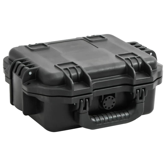 Flightcase draagbaar 30x24,5x12,5 cm PP zwart is nu te koop bij PeponiXL, paradijselijk wonen!