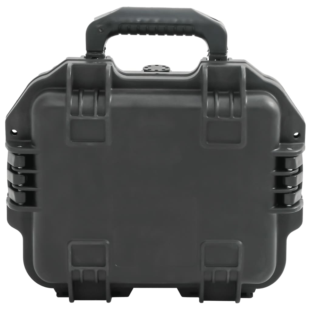 Flightcase draagbaar 30x24,5x12,5 cm PP zwart is nu te koop bij PeponiXL, paradijselijk wonen!
