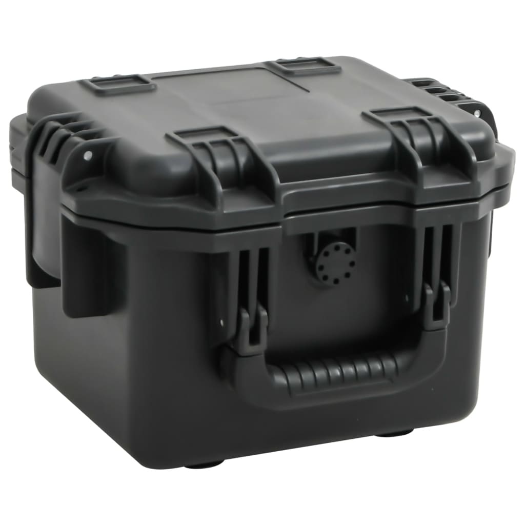Flightcase draagbaar 30x24,5x20 cm PP zwart is nu te koop bij PeponiXL, paradijselijk wonen!