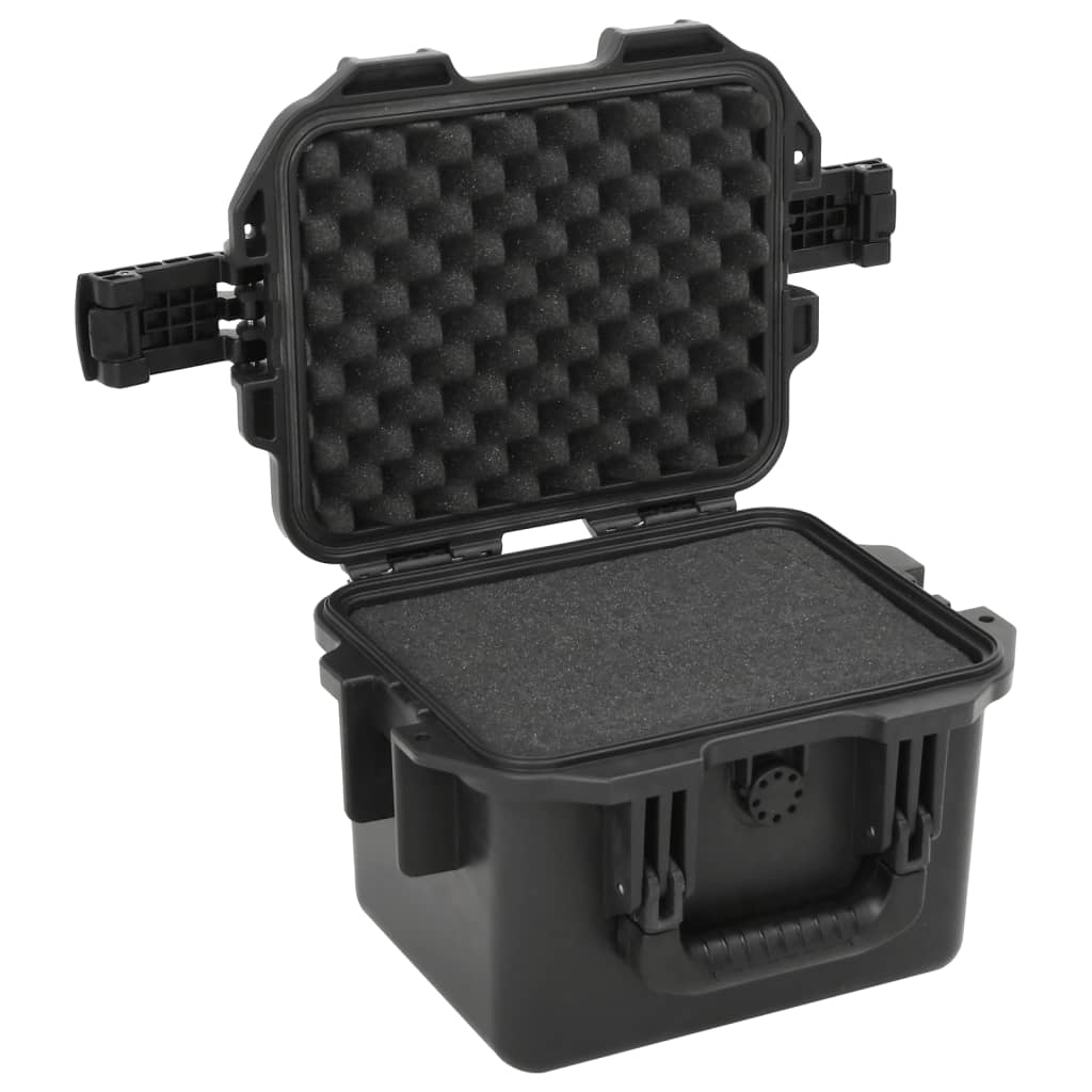 Flightcase draagbaar 30x24,5x20 cm PP zwart is nu te koop bij PeponiXL, paradijselijk wonen!